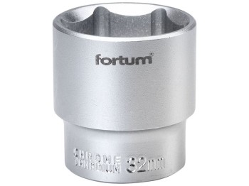 (obrázek pro) Klíč nástrčný, 1/2', 32,0mm, L 44mm, 61CrV5, FORTUM