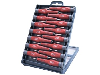 (obrázek pro) Šroubováky hodinářské, sada 15ks, CrMoV FORTUM