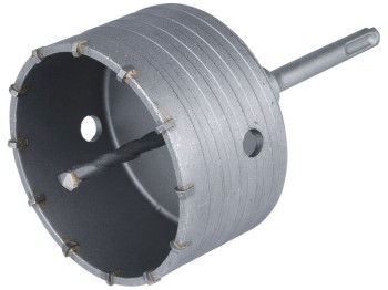 (obrázek pro) Korunkový vrták SDS PLUS do zdi, 100mm, délka stopky 100mm, EXTOL PREMIUM