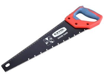 (obrázek pro) Pila ocaska, 400mm, 9 zubů na 25mm, trojbroušené tvrzené zuby, EXTOL PREMIUM