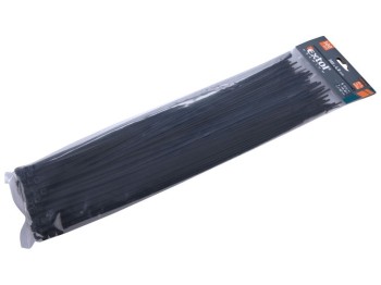 (obrázek pro) Pásky na vodiče, 4,8x380mm, 100ks, černé, NYLON, EXTOL PREMIUM