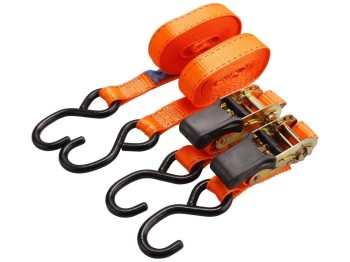 (obrázek pro) Pás upínací ráčnový s háky, 5m x 25mm, sada 2ks, max. 800kg EXTOL PREMIUM