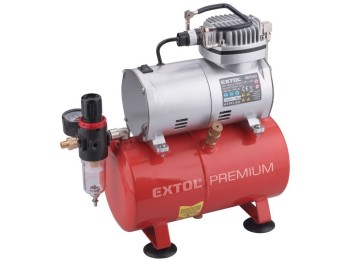 (obrázek pro) Kompresor bezolejový 150W, 3l EXTOL PREMIUM