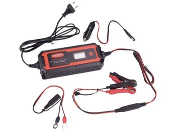 (obrázek pro) Autonabíječka 9stupňová, řízená mikroprocesorem, 12V/6V, 4A EXTOL PREMIUM