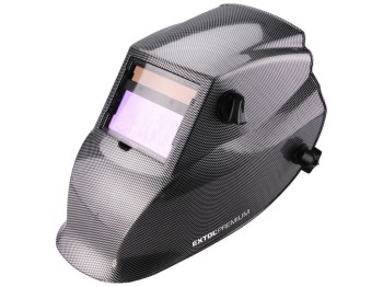 (obrázek pro) Kukla svářecí samostmívací, karbonová, 100x50mm, 1/25000s, EXTOL PREMIUM