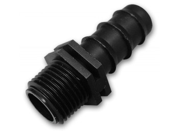 (obrázek pro) Konektor vnější závit 3/4″, hadicová vsuvka pro kapací hadici 16mm BRADAS