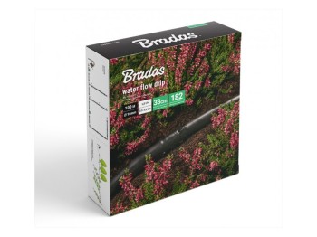 (obrázek pro) Zavlažovací sada, kapací hadice Water Flow Drip ø16mm 100m, 182ks příslušenství BRADAS