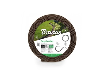 (obrázek pro) Obruba záhonů, hnědá 10m x 40mm EASY BORDER BRADAS