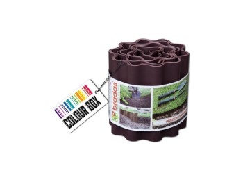 (obrázek pro) Obruba záhonů hnědá, 9m, 20cm COLOUR BOX
