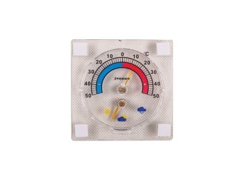 (obrázek pro) Teploměr venkovní-vlhkoměr 77x77mm