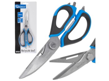 (obrázek pro) Nůžky 6v1, 230mm GEKO