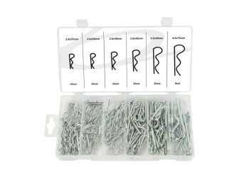 (obrázek pro) Sada pružinových závlaček 150ks GEKO