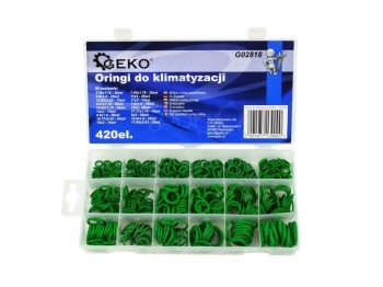 (obrázek pro) Sada těsnění o-kroužků pro klimatizaci 420ks GEKO