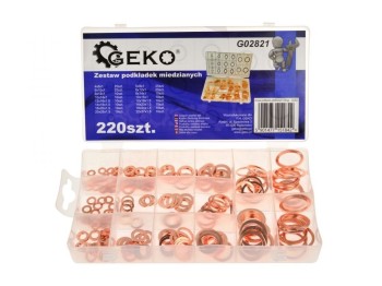 (obrázek pro) Měděná podložka, sada 220ks GEKO