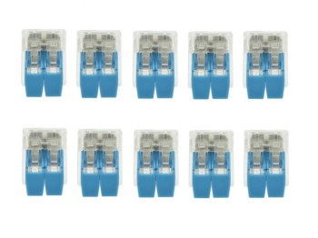 (obrázek pro) Svorka s páčkou na vodiče 2x0.14-4mm², 10ks GEKO