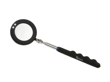 (obrázek pro) Teleskopické inspekční LED zrcátko 280-870mm GEKO
