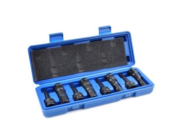 (obrázek pro) Hlavice zástrčné rázové 1/2″, HEX H5-H19, sada 8ks GEKO