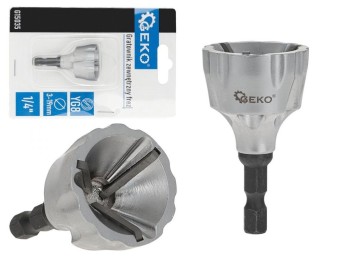 (obrázek pro) Odhrotovač vnější, do vrtačky, pro průměry 3 - 19 mm GEKO