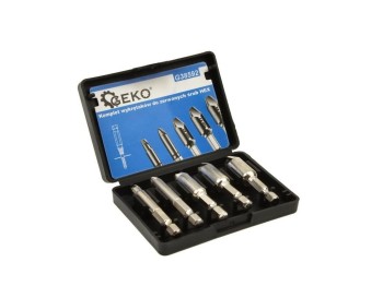 (obrázek pro) Vytahováky zalomených šroubů, sada 5ks HSS4341 Hex GEKO