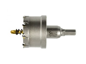 (obrázek pro) Korunkový vrták do kovu TCT, 50mm GEKO