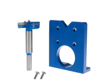 (obrázek pro) Šablona pro montáž pantů se sukovníkem 35 mm GEKO