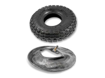 (obrázek pro) Náhradní pneumatika + duše pro kolo nafukovací 4,1/3,5-R4 2PR GEKO