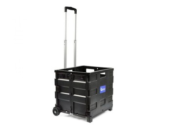 (obrázek pro) Přepravní skládací box, nákupní vozík na kolečkách 35 kg GEKO