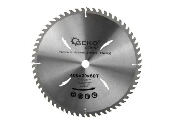 (obrázek pro) Kotouč pilový (vidiový) na dřevo 400x30x60T GEKO