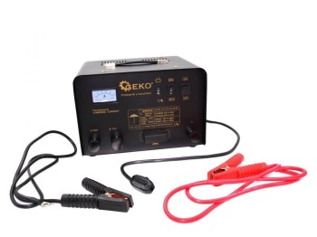 (obrázek pro) Nabíječka autobaterií 400Ah, 12/24V, 45A GEKO, FUNKCE START, s dálkovým ovládačem