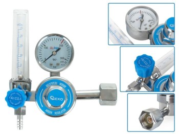 (obrázek pro) Redukční ventil CO2/Argon W21,8″ s průtokoměrem GEKO