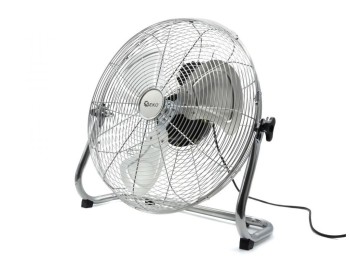 (obrázek pro) Podlahový ventilátor 120W, 45cm ocelový INOX GEKO