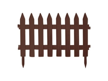 (obrázek pro) Zahradní plastový plot 3,2m, výška 350 mm GARDEN CLASSIC (Barva: Terakota)