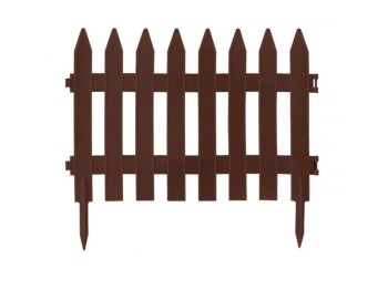 (obrázek pro) Zahradní plastový plot 3,5m, výška 520 mm GARDEN CLASSIC (Barva: Bílá)