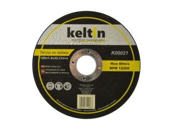 (obrázek pro) Kotouč řezný na kov 125x1.2x22.2mm KELTIN