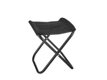 (obrázek pro) Kempingová skládací stolička, dětská, černá KELTIN