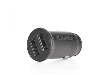 (obrázek pro) Nabíječka do auta s funkcí rychlého nabíjení 2xUSB, 24W, 4,8A KELTIN