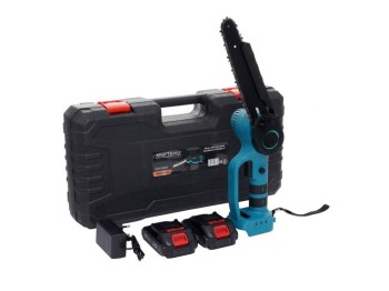 (obrázek pro) Aku jednoruční řetězová pila 8″, 2x21V/ 2.0Ah KRAFT&DELE