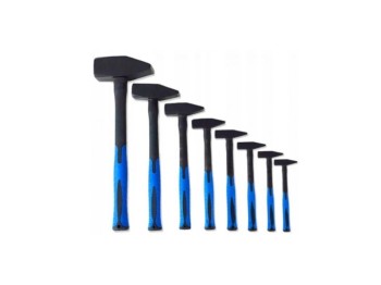 (obrázek pro) Kladiva zámečnické 0,1-1,5kg, sada 8ks KRAFT&DELE