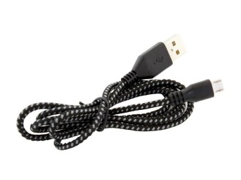 (obrázek pro) Opletený nabíjecí USB kabel 1m, micro USB KAXL