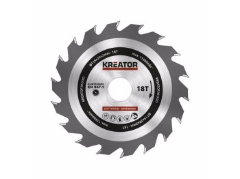 (obrázek pro) KRT020434 - Pilový kotouč na dřevo 115mm, 18T KREATOR