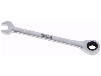 (obrázek pro) KRT501310 Oboustranný klíč očko-ráčna/otevřený 17 - 222mm KREATOR
