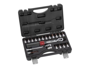 (obrázek pro) KRT503101 - Momentový klíč 1/4″ 2-20Nm, set 21ks KREATOR