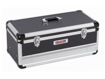 (obrázek pro) KRT640603B Hliníkový kufr 620x300x255mm 1 zásuvka KREATOR