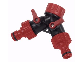 (obrázek pro) KRTGR6024 - Konektor na kohoutek 3/4″ dva vývody KREATOR