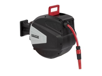 (obrázek pro) Zahradní hadice 15m 1/2″ s automatickým navíjením KREATOR