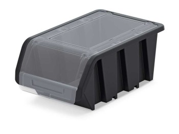 (obrázek pro) Plastový úložný box s víkem černý TRUCK PLUS KTR50F KISTENBERG