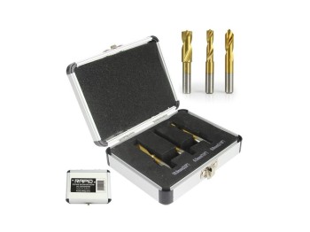 (obrázek pro) Vrtáky frézovací na bodové svary sada 3ks MAR-POL