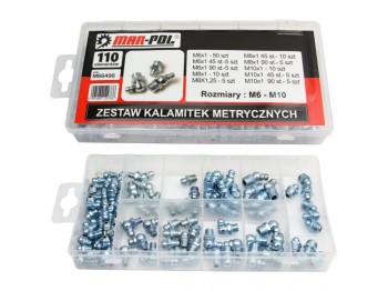 (obrázek pro) Sada 110ks mazacích hlavic MAR-POL