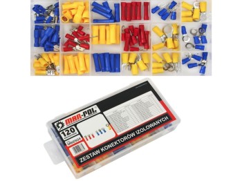 (obrázek pro) Izolovaný konektor, sada 120ks MAR-POL