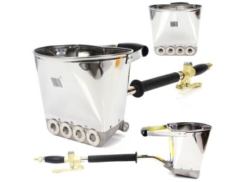 (obrázek pro) Omítací pistole pro cementové omítky na stěny, pneumatická MAR-POL